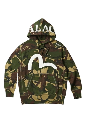 Palace x Evisu Seagull hoodie - Green