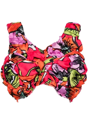 Comme Des Garçons sleeveless cropped top - Red