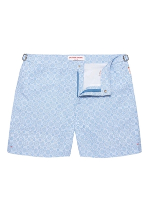 Orlebar Brown Setter floral-print swim shorts - White