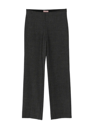 Romeo Gigli Pre-Owned 1997-1998s houndstooth-pattern trousers - Black