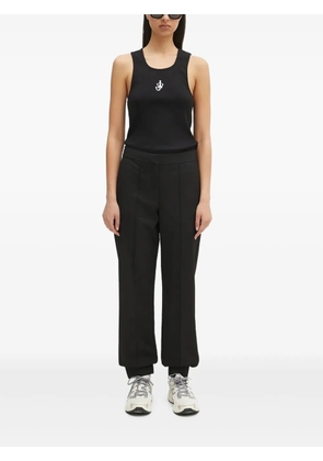 SAMSOE SAMSOE pleated straight-leg trousers - Black