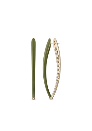 Melissa Kaye 18K Yellow Gold Cristina diamond earrings