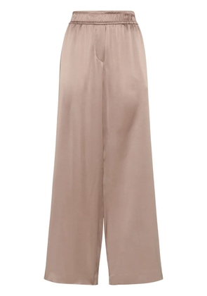 Brunello Cucinelli silk-satin trousers - Neutrals
