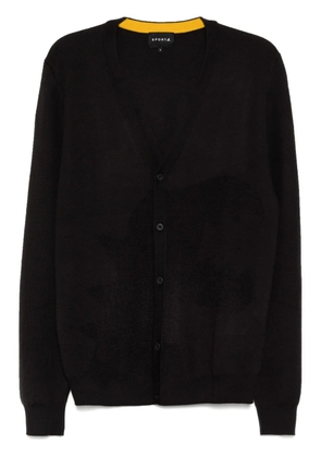 SPORT b. by agnès b. Jacquard cardigan - Black