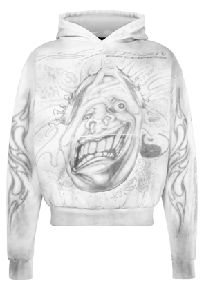 HELLSTAR Hstar Records 'White' hoodie