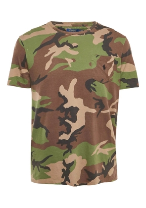 Polo Ralph Lauren Vintage camouflage-print pocket T-shirt - Green