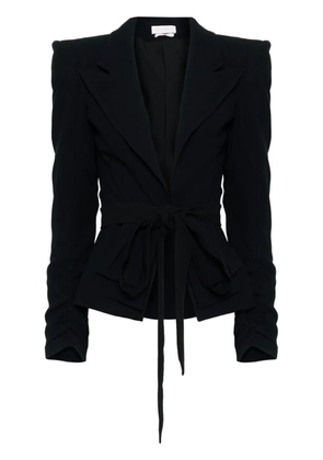 Saiid Kobeisy Tailored crepe jacket - Black