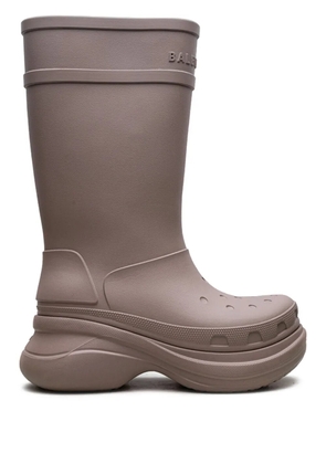 Crocs x Balenciaga platform rubber boots - Neutrals