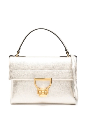 Coccinelle Arlettis leather tote bag - Gold
