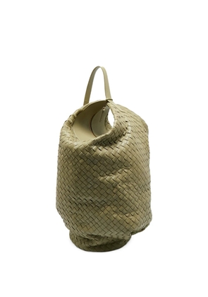 Bottega Veneta Pre-Owned large Hop woven-leather bag - Neutrals