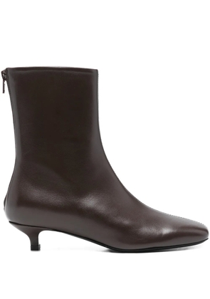 TOTEME 35mm nappa ankle boots - Brown