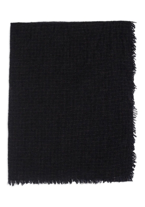 Faliero Sarti frayed-edge scarf - Black