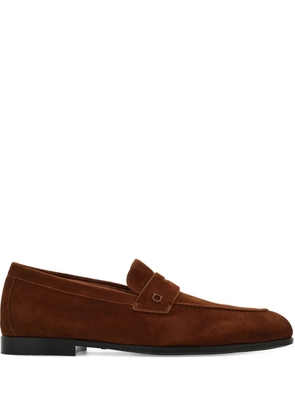 Ferragamo penny gancini loafers - Brown