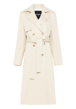 Patrizia Pepe zip-up trench coat - Neutrals