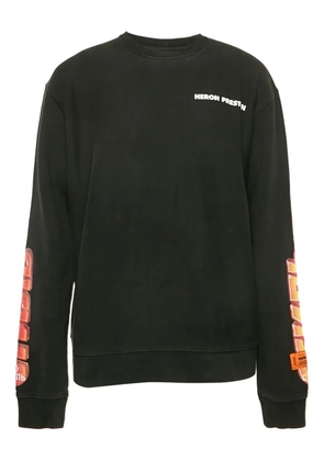 Heron Preston graphic-print cotton sweatshirt - Black