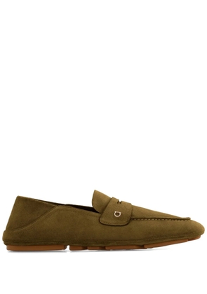 Ferragamo Gancini loafers - Green