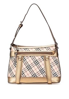 Burberry Pre-Owned 2000-2017 Nova Check Canvas shoulder bag - Brown