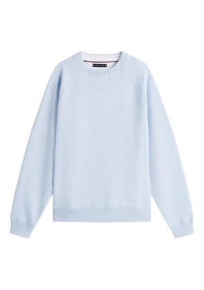 Tommy Hilfiger embroidered crew-neck sweater - Blue