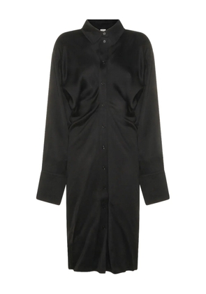 TOTEME button collared midi dress - Black