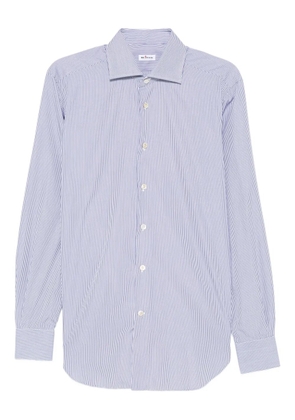 Kiton striped buttoned shirt - Blue