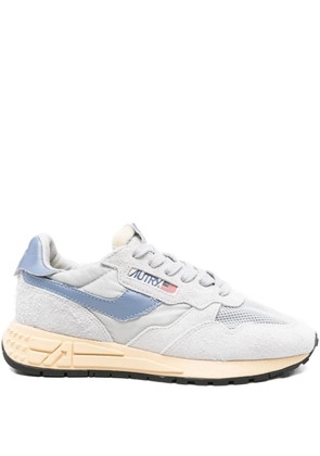 Autry mesh-panel suede sneakers - Grey