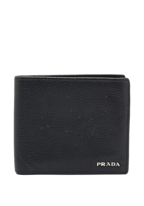 Prada Pre-Owned Vitello Daino leather bifold wallet - Black