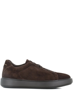 Officine Creative suede lace-up sneakers - Brown