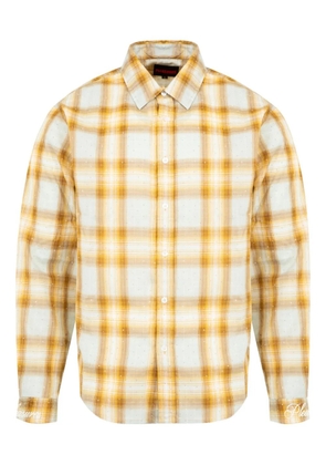 Pleasures Dizzle plaid button up shirt - Neutrals