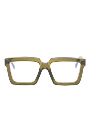 Kuboraum K26 square-frame glasses - Green