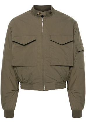 Givenchy cropped bomber jacket - Green