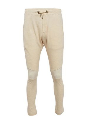 Balmain Pre-Owned paneled drawstring trousers - Neutrals