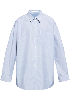 Helmut Lang striped cotton shirt - Blue