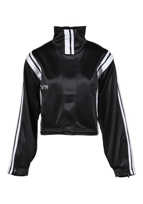 PROTOTYPES high-collar cropped jacket - Black