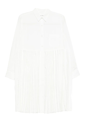 Comme Des Garçons pleated shirt - White