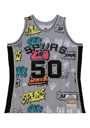 Mitchell & Ness Slap Sticker Swingman 'NBA Spurs 1998 David Robinson' t-shirt - Grey