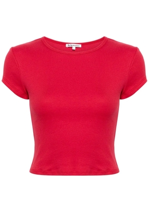 Reformation Muse cropped T-shirt - Red