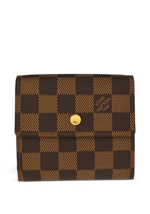 Louis Vuitton Pre-Owned 2003 Damier Check wallet - Brown