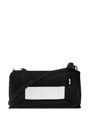 Rick Owens Griffin panelled leather shoulder bag - Black