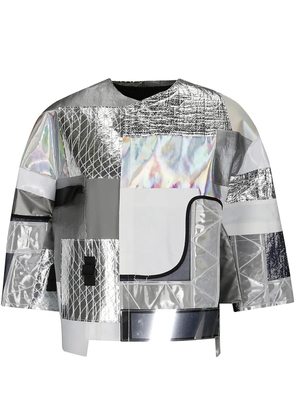 Junya Watanabe patchwork jacket - Silver