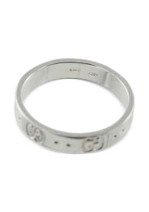 Gucci Pre-Owned 18K white gold Icon ring - Silver