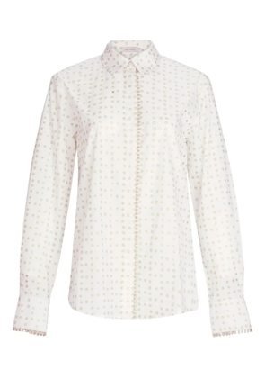 Silvia Tcherassi Naroa cotton shirt - Neutrals