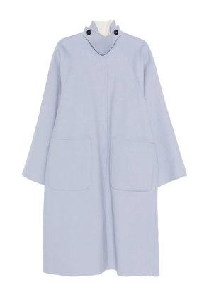 Sportmax button pockets coat - Blue