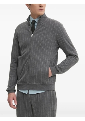 Hackett pinstripe zip-up sweater - Grey