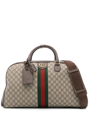 Gucci Pre-Owned large Savoy bowling bag - Brown