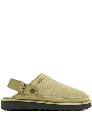 UGG strap-detail suede mules - Green