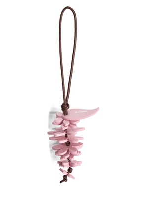 Jil Sander Pine Cone looped-strap charm - Pink