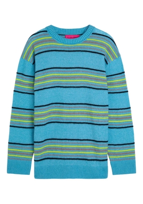 The Elder Statesman striped sweater - Blue