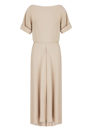 Giorgio Armani asymmetric dress - Neutrals