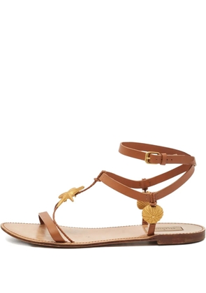 Valentino Garavani Pre-Owned leather sandals - Brown