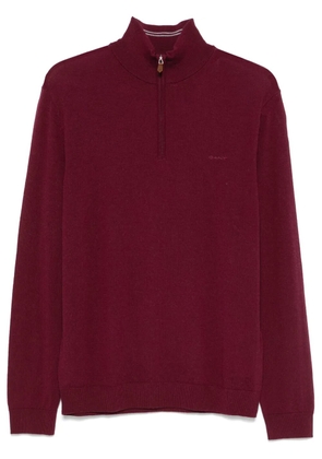 Gant fine-knit merino sweater - Red